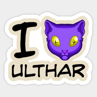 I Cat Ulthar - cute? Sticker